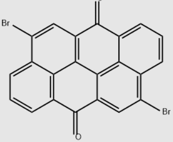 Molecular structure formula of Pigment Red 168