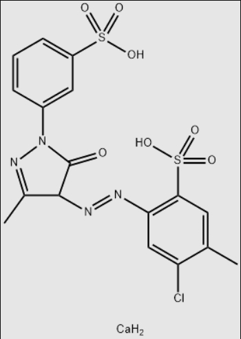 Molecular structure formula of pigment yellow 191