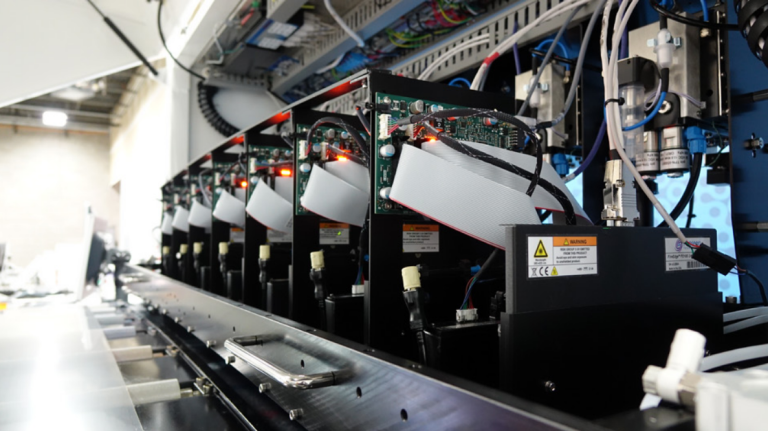 UV LED curing in industrial inkjet